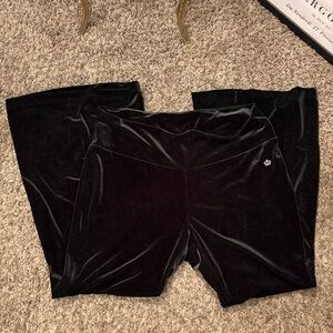 Juicy Couture Luxe Black Velvet Flares